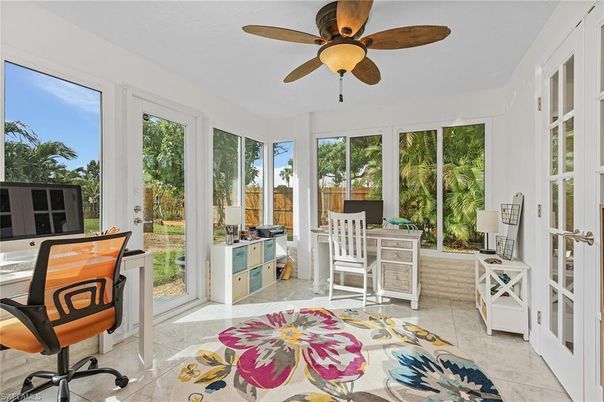 Home Office, Interior, Sun Room
