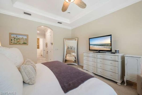 Bedroom, Interior, Recessed Lighting