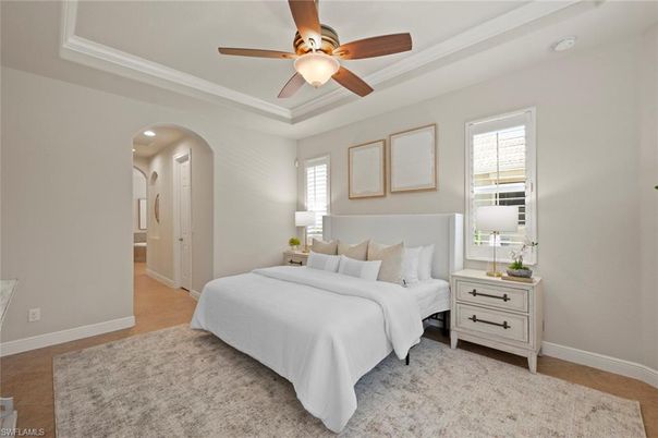 Bedroom, Interior, Recessed Lighting