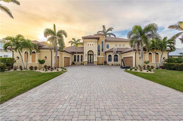 Attached, Backyard, Exterior, Facade, Mediterranean