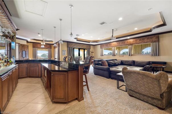 Interior, Kitchen, Living room, Pendant Lights, Recessed Lighting