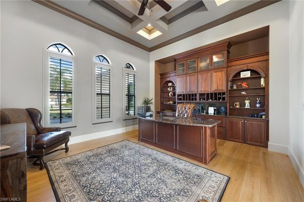 Home Office, Interior, Wood Texture Flooring