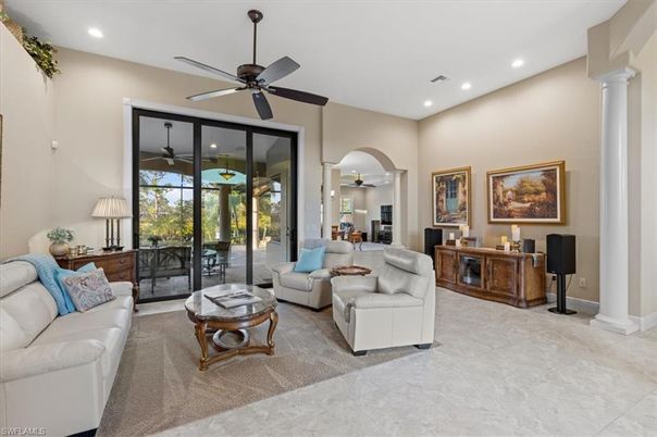 Interior, Living room, Recessed Lighting