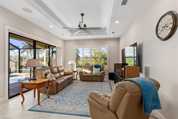 Interior, Living room, Recessed Lighting