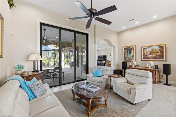 Interior, Living room, Recessed Lighting