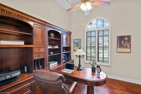 Home Office, Interior, Wood Texture Flooring