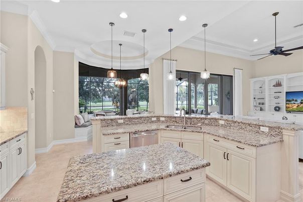 Interior, Kitchen, Pendant Lights, Recessed Lighting