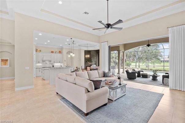 Dining room, Interior, Kitchen, Living room, Pendant Lights, Recessed Lighting
