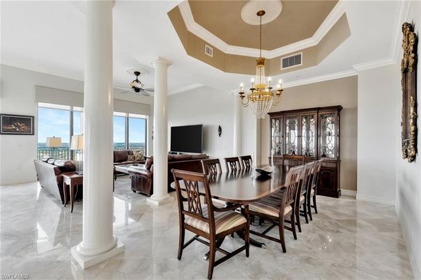 Chandelier, Dining room, Interior, Living room, Marble