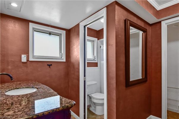 Bathroom, Interior, Recessed Lighting