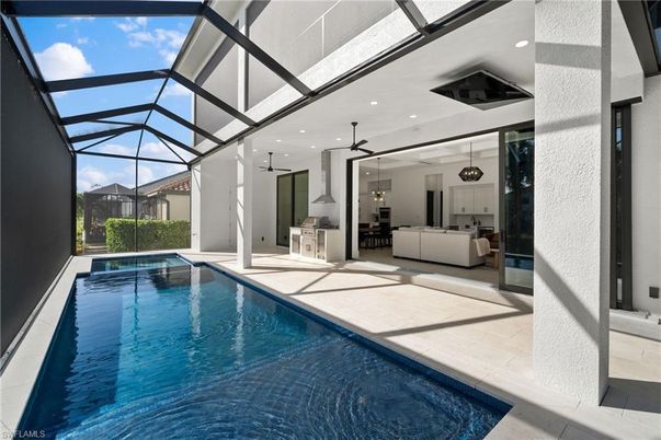Glass Ceilings, Interior, Pool, Recessed Lighting, Sun Room