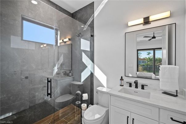 Bathroom, Glass Shower, Interior