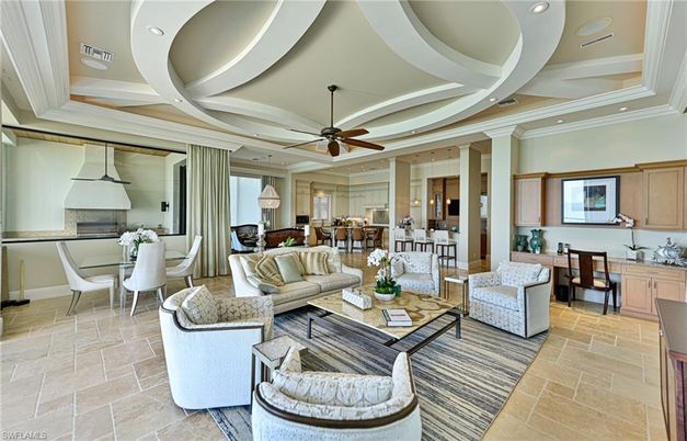 Dining room, Interior, Kitchen, Living room, Pendant Lights, Recessed Lighting