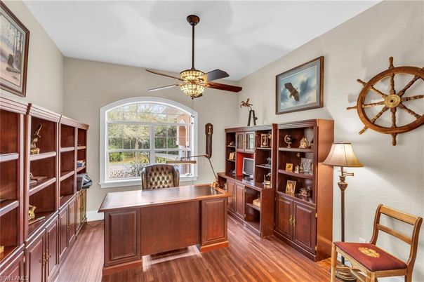 Home Office, Interior, Wood Texture Flooring