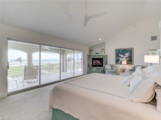 Bedroom, Fireplace, Interior, Recessed Lighting
