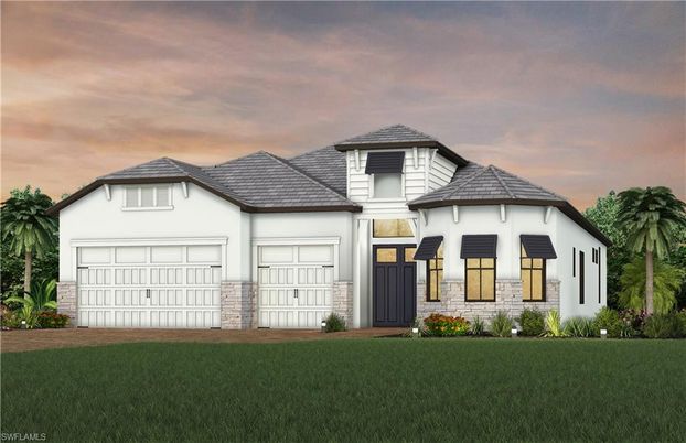 Attached, Exterior, Facade, French Provincial