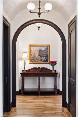 Chandelier, Interior, Wood Texture Flooring
