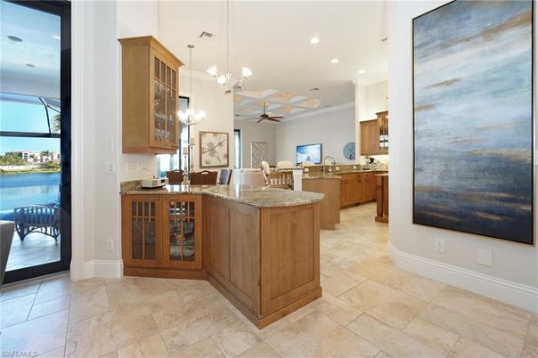 Interior, Kitchen, Pendant Lights, Recessed Lighting, Water
