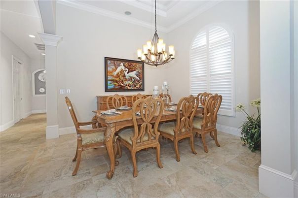 Chandelier, Dining room, Interior, Recessed Lighting