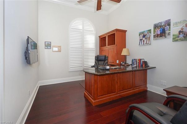 Home Office, Interior, Wood Texture Flooring