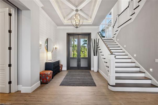 Interior, Pendant Lights, Wood Texture Flooring
