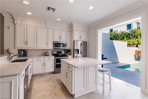 Interior, Kitchen, Recessed Lighting, Stainless Steel Appliances