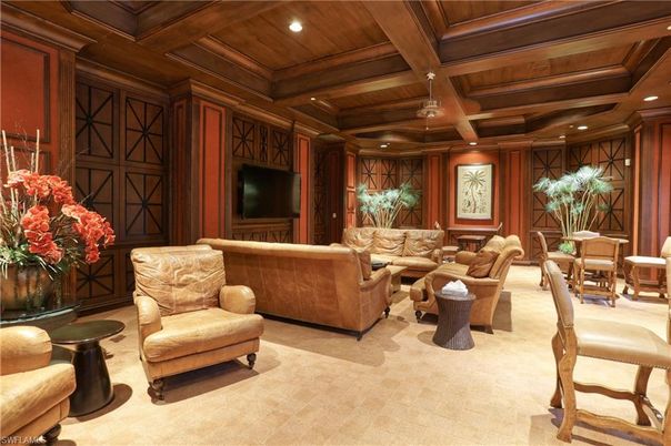 Interior, Living room, Recessed Lighting, Wooden Beams, Wooden Ceilings, Wooden Walls