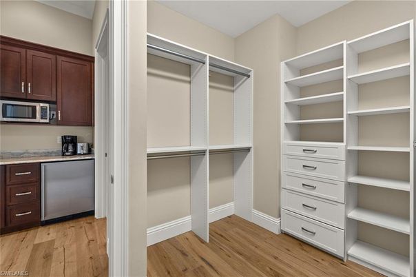 Interior, Walk-in Closets, Wood Texture Flooring
