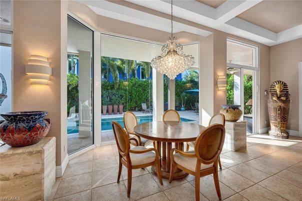 Chandelier, Dining room, Interior