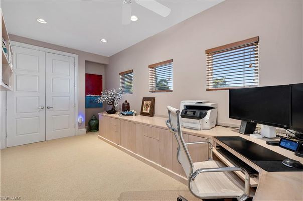 Home Office, Interior, Recessed Lighting