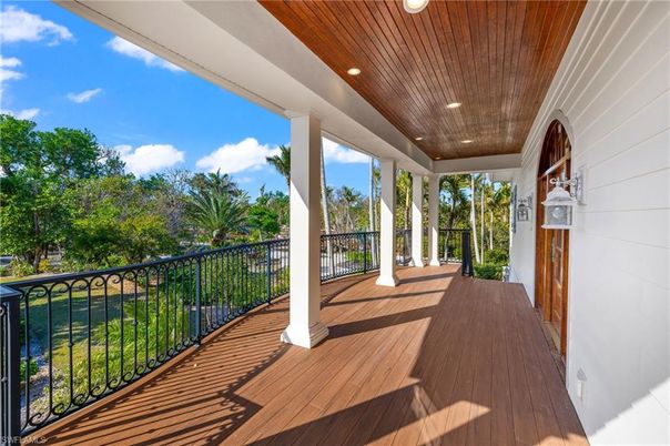 Exterior, Recessed Lighting, Wood Texture Flooring