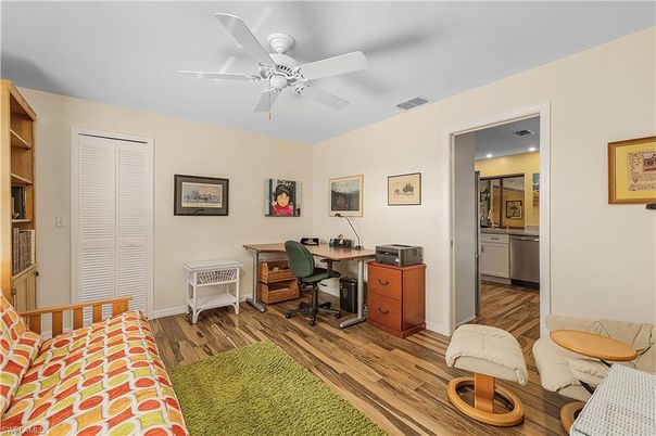 Home Office, Interior, Wood Texture Flooring