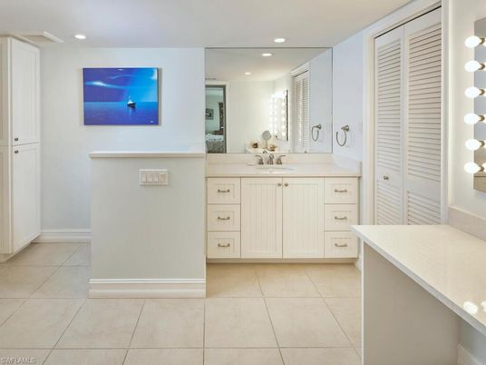 Bathroom, Dual Sink Vanities, Interior, Pendant Lights, Recessed Lighting