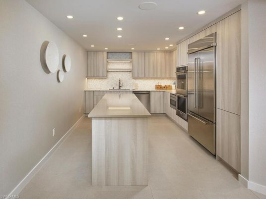 Interior, Kitchen, Recessed Lighting, Stainless Steel Appliances