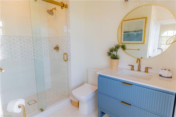Bathroom, Glass Shower, Interior