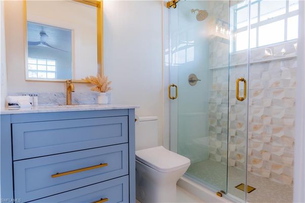 Bathroom, Glass Shower, Interior