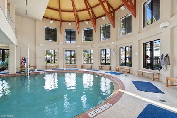 Interior, Pool, Wooden Beams
