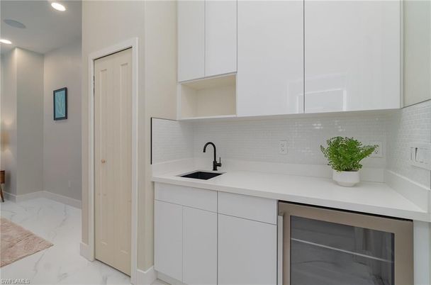 Interior, Kitchen, Marble, Recessed Lighting