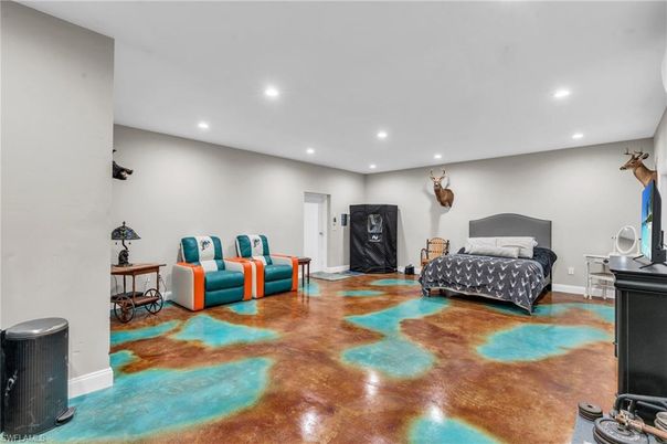 Bedroom, Interior, Recessed Lighting