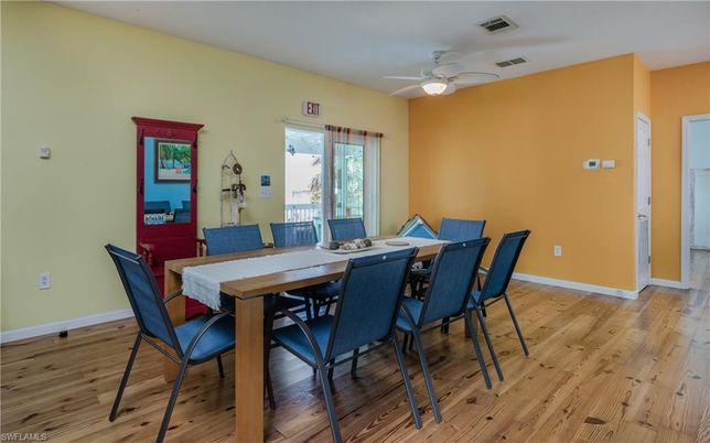 Dining room, Interior, Wood Texture Flooring
