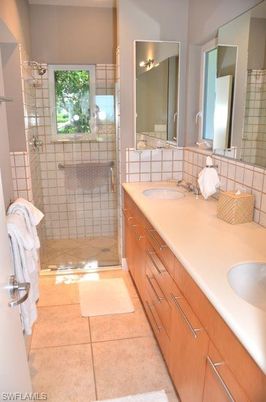 Bathroom, Dual Sink Vanities, Glass Shower, Interior