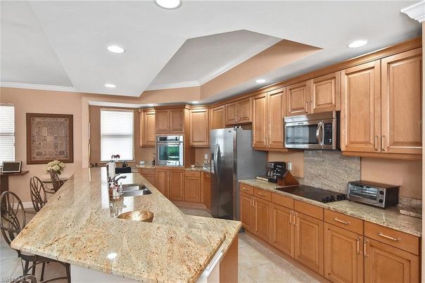 Interior, Kitchen, Recessed Lighting, Stainless Steel Appliances