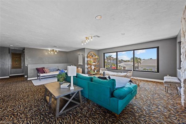 Interior, Living room, Recessed Lighting