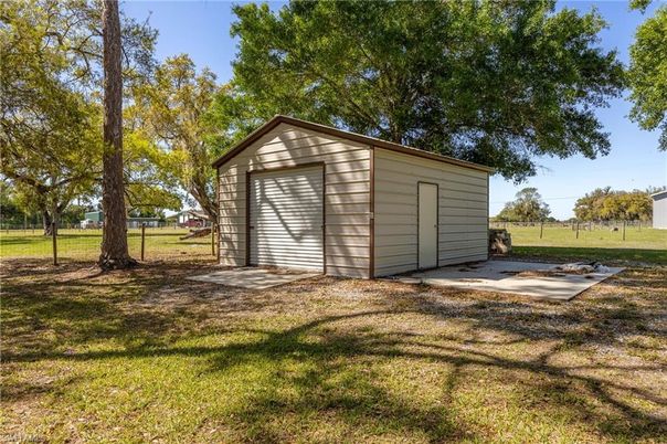 Backyard, Detached Garage, Exterior