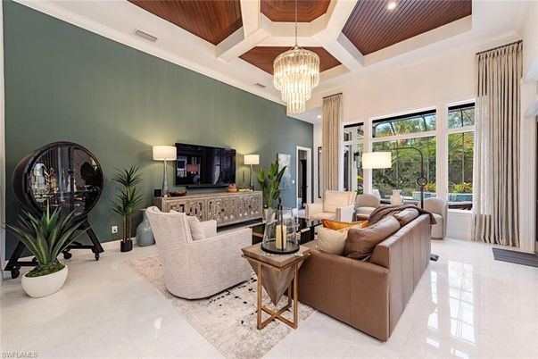 Chandelier, Interior, Living room, Recessed Lighting