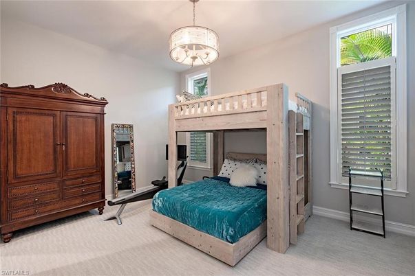 Bedroom, Interior, Pendant Lights