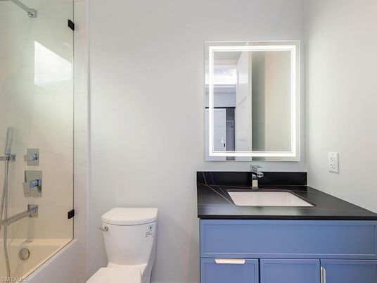 Bathroom, Glass Shower, Interior