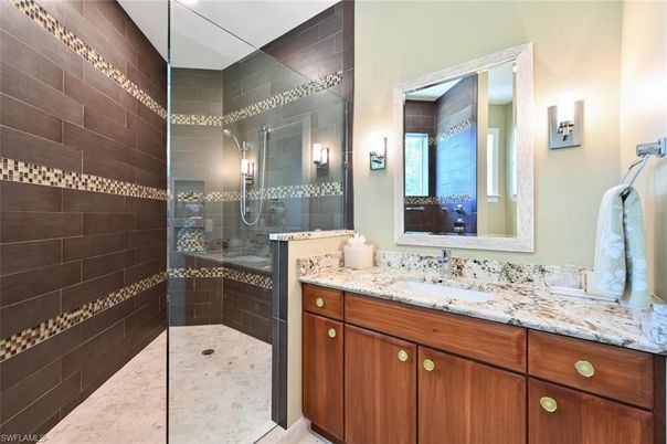 Bathroom, Glass Shower, Interior
