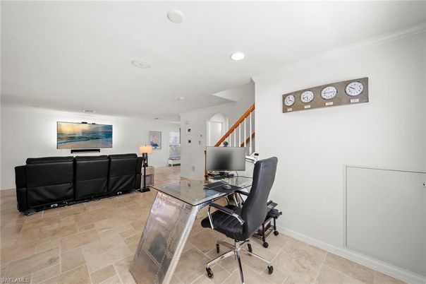 Home Office, Interior, Recessed Lighting