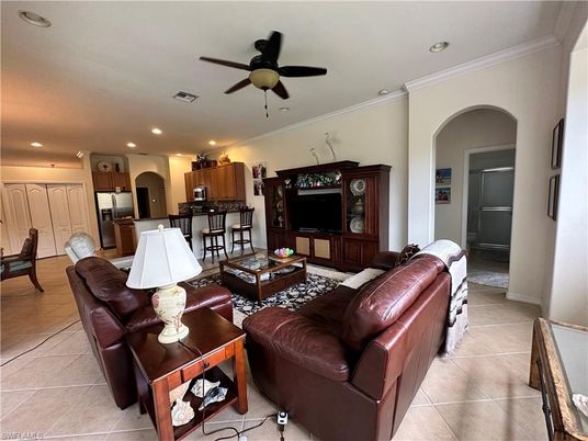 Interior, Kitchen, Living room, Recessed Lighting